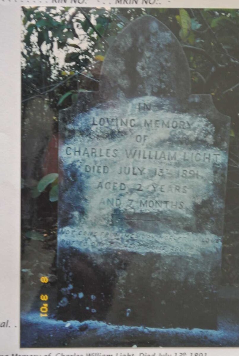 LIGHT Charles William -1891