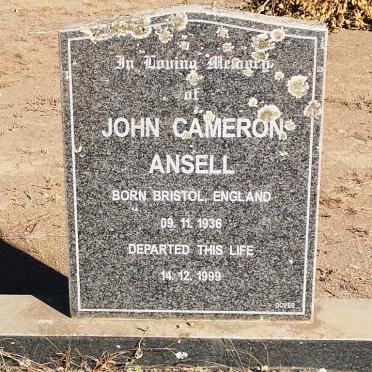 ANSELL John Cameron 1936-1999