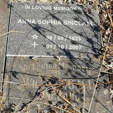SINCLAIR William -1916-1997 &amp; Anna Sophia 1923-2007
