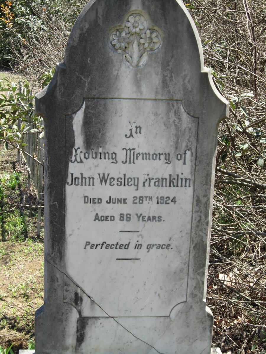 FRANKLIN John Wesley -1924