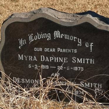 SMITH Desmond Blenkin 1912-1974 &amp; Myra Daphne 1918-1973