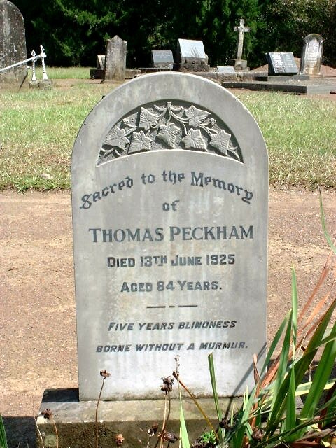 PECKHAM Thomas -1925
