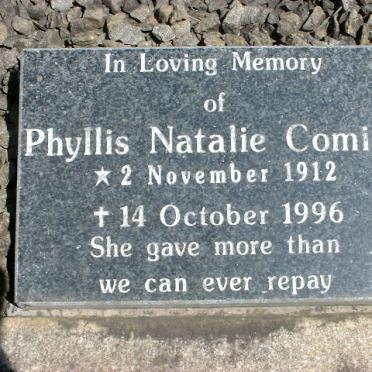 COMINS Robert Bazil 1900-1965 &amp; Phyllis Natalie 1912-1996