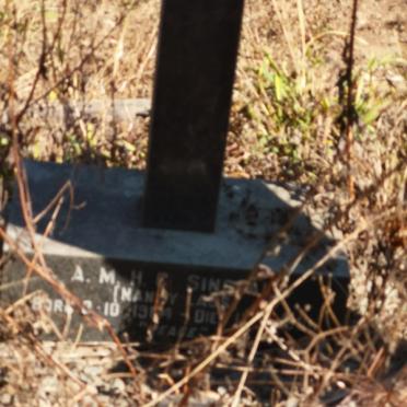 SINCLAIR A.M.H.C. 1904-1981