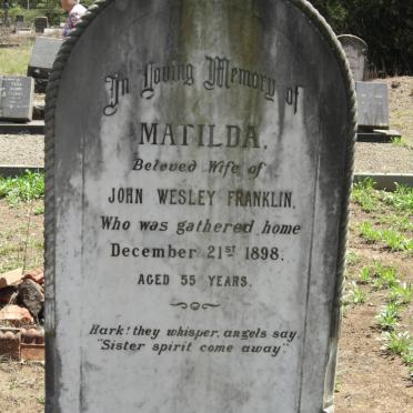 FRANKLIN Matilda -1898