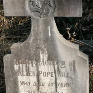 HILL Allen Pope -1894