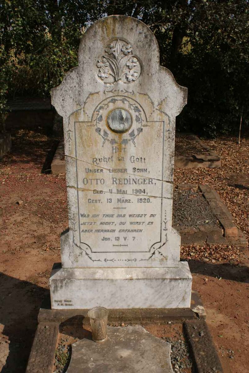 REDINGER Otto 1904-1920