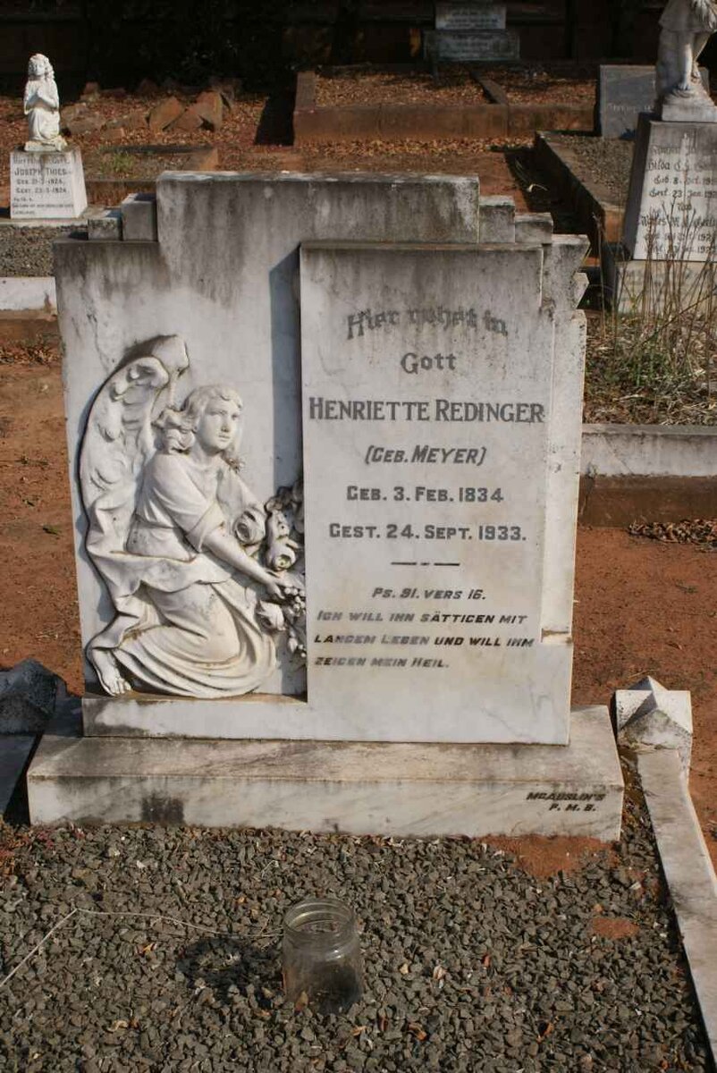 REDINGER Henriette nee MEYER 1834-1933