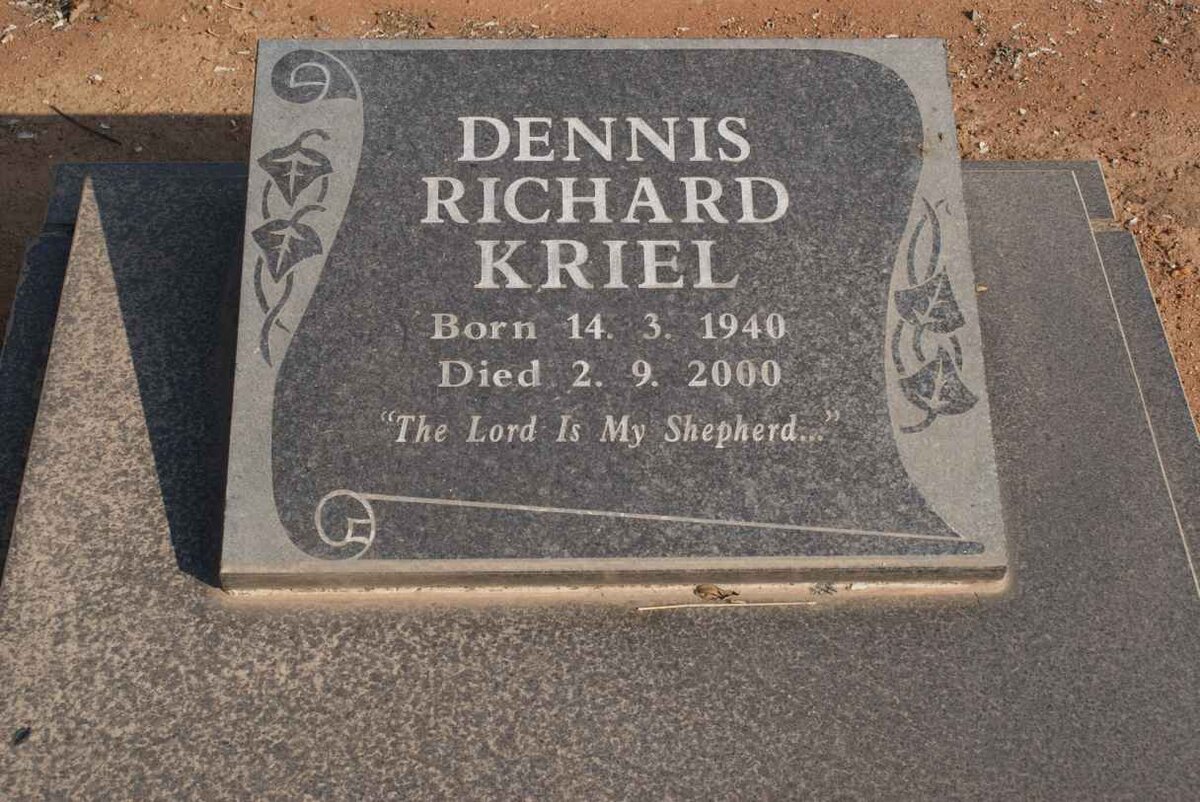 KRIEL Dennis Richard 1940-2000