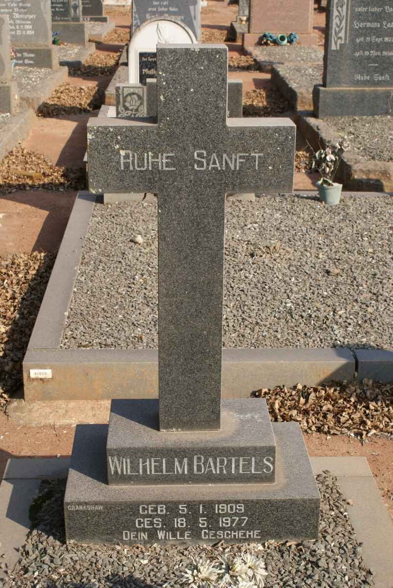 BARTELS Wilhelm 1909-1977