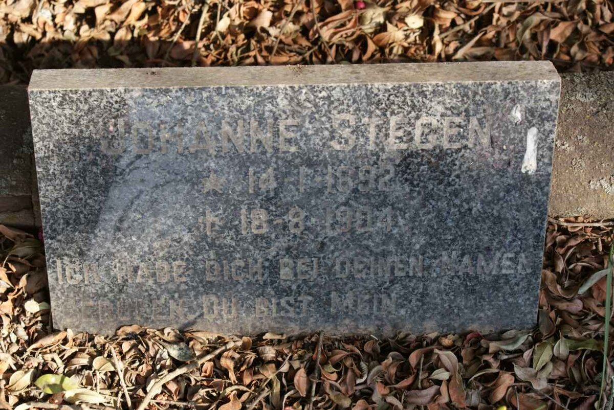STEGEN Johanne 1892-1904
