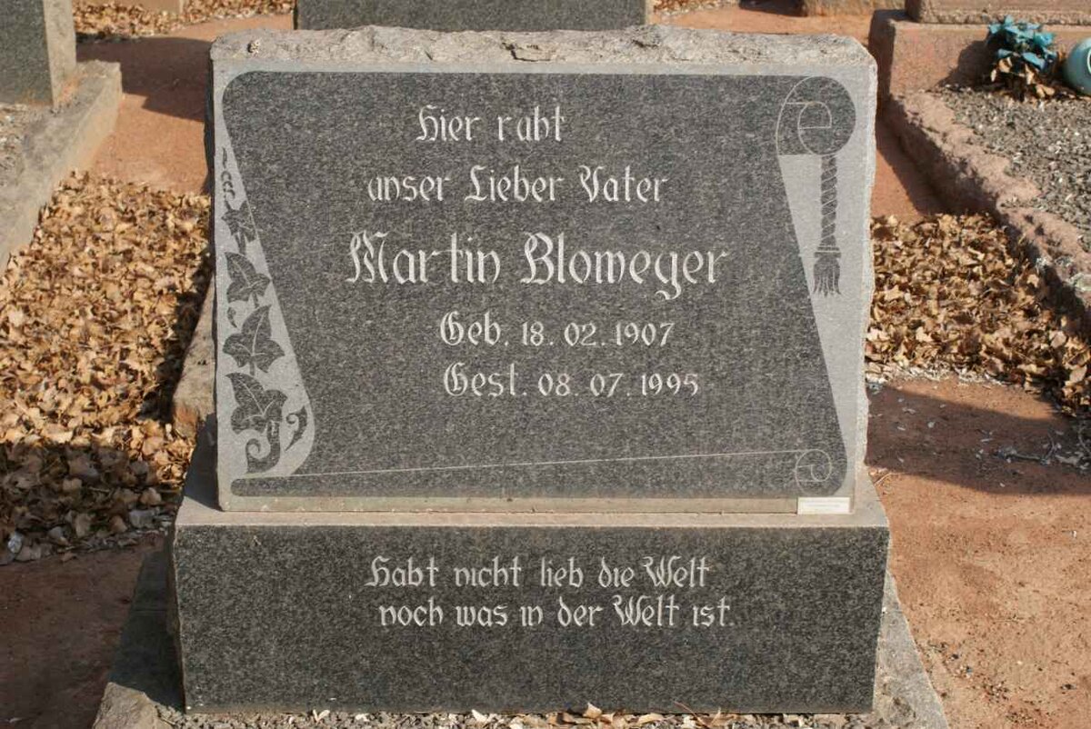 BLOMEYER Martin 1907-1995