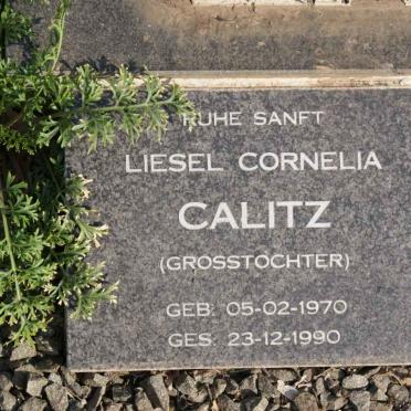 CALITZ Liesel Cornelia 1970-1990