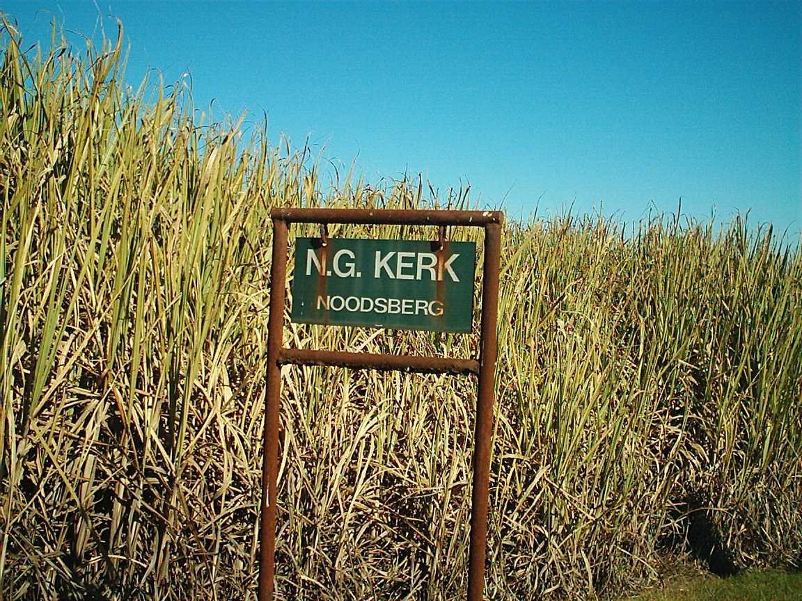 1. Noodsberg Church sign