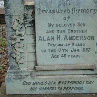 ANDERSON Alan H. -1953