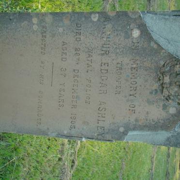 ASHLEY Arthur Edgar -1905