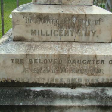 AUSTIN Millicent Amy 1885-1889