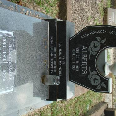 ALBERTS Stephanus Andries 1968-1991