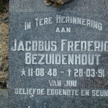 BEZUIDENHOUT Jacobus Frederick 1948-1991