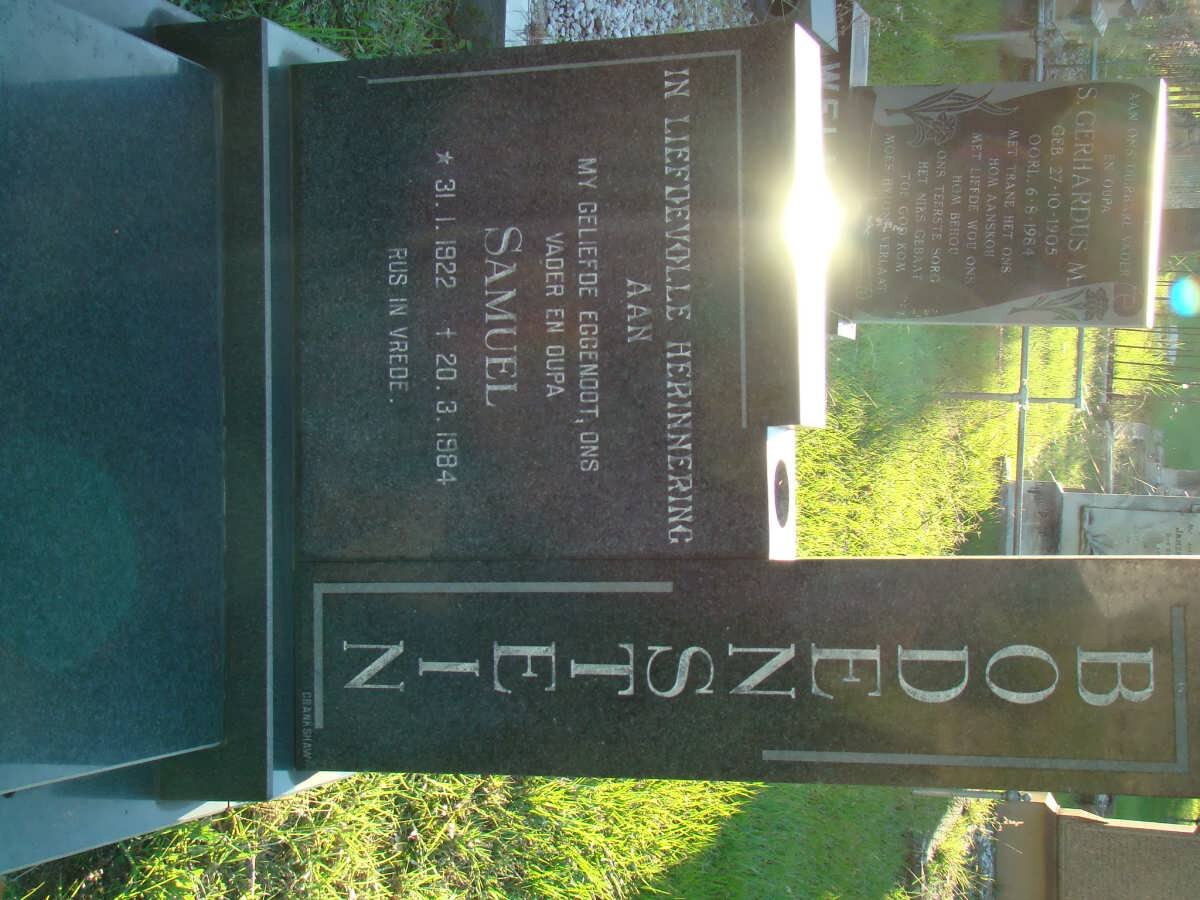 BODENSTEIN Samuel 1922-1984