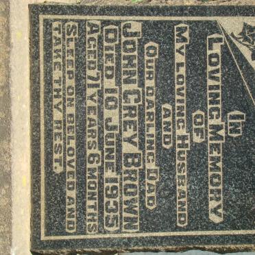 BROWN John Grey -1935