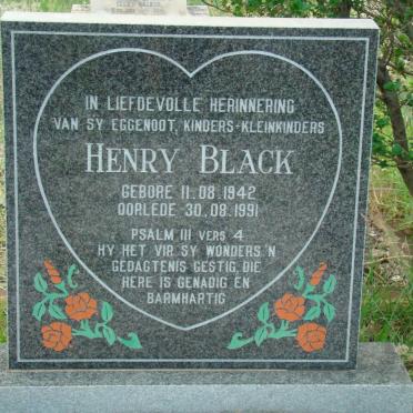 BLACK Henry 1942-1991