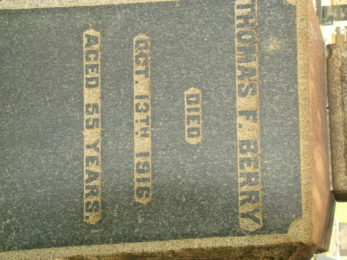 BERRY Thomas F. -1916