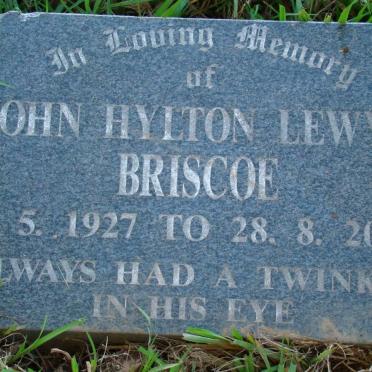 BRISCOE John Hylton Lewyn 1927-2000