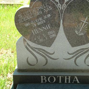 BOTHA Hennie 1965-1986