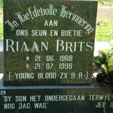 BRITS Riaan 1968-1998