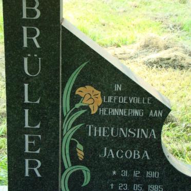 BRÜLLER Theunsina Jacoba 1910-1985