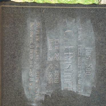 BOSHOFF C.J. 1890-1956