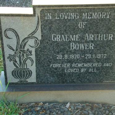 BOWER Graeme Arthur 1970-1972