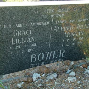 BOWER Alfred William Morgan 1901-1973 &amp; Grace Lillian 1903-1990