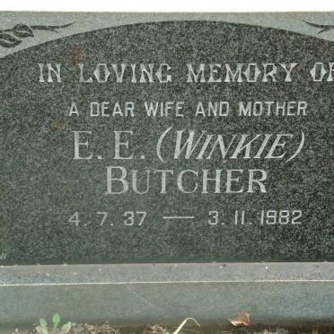 BUTCHER E.E. 1937-1982