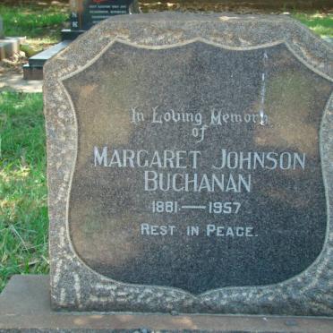 BUCHANAN Margaret nee JOHNSON 1881-1957