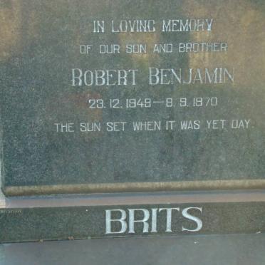 BRITS Robert Benjamin 1949-1970