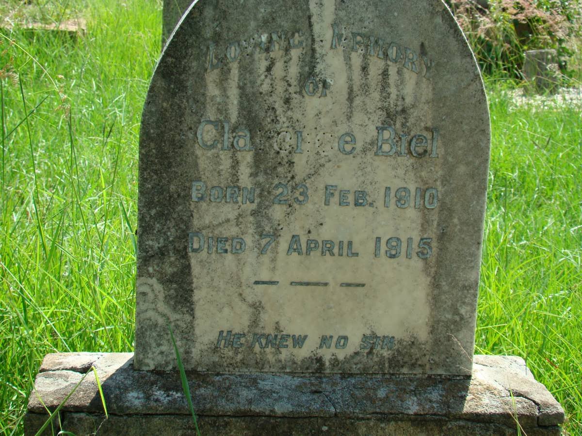 BIEL Clarence 1910-1915