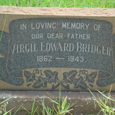 BRIDGER Virgil Edward 1862-1943