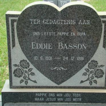 BASSON Eddie 1931-1981