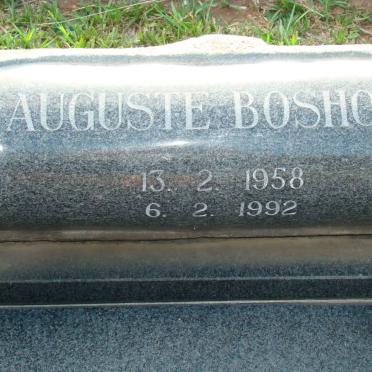 BOSHOFF Auguste 1958-1992