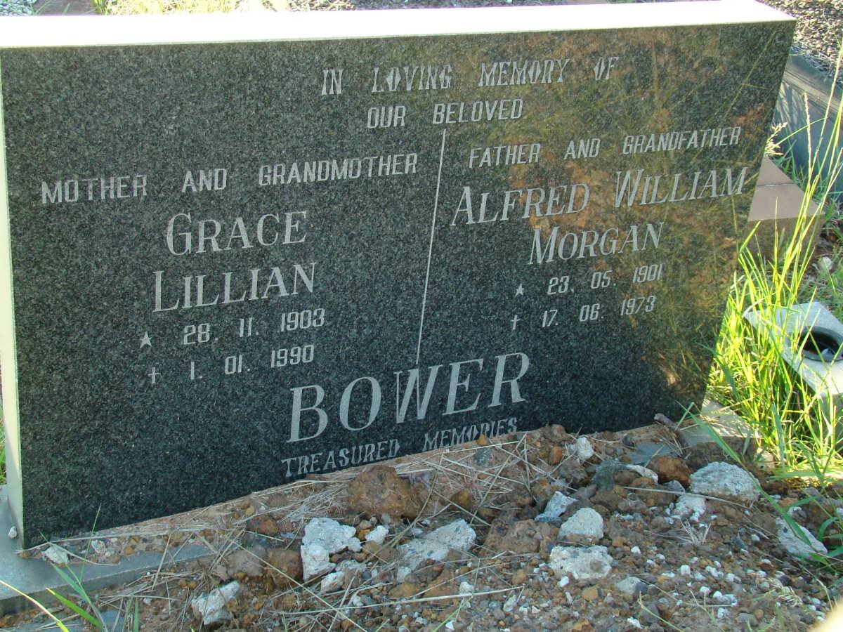 BOWER Alfred William Morgan 1901-1973 &amp; Grace Lillian 1903-1990