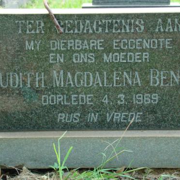 BENEKE Judith Magdalena -1969