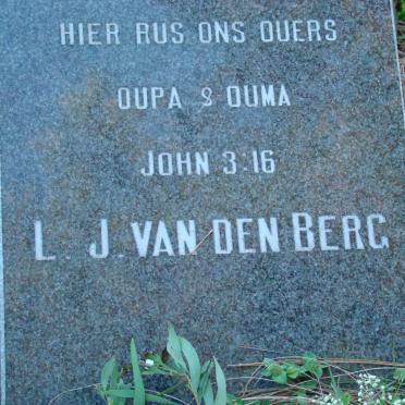 BERG L.J., van den