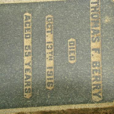 BERRY Thomas F. -1916
