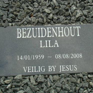 BEZUIDENHOUT Lila 1959-2008