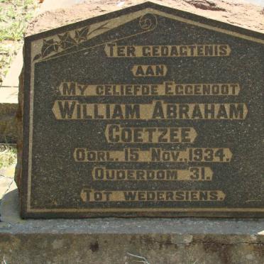 COETZEE William Abraham -1934