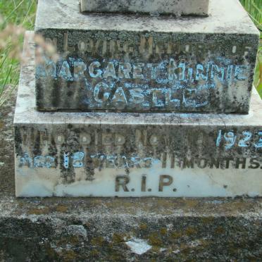 CASTLE Margaret Minnie -1923