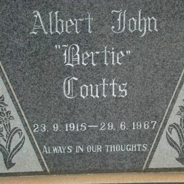 COUTTS Albert John 1915-1967