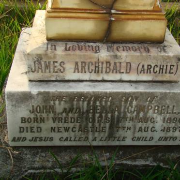 CAMPBELL James Archibald 1896-1897